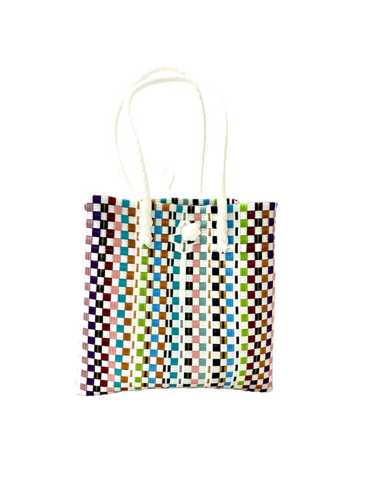 Mosaic Desertlace – Tote In Soft Neutrals for wholesale by Pure Di Casa