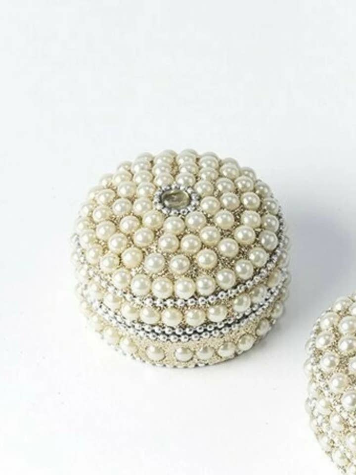 Handmade Pearl Trinket Boxes – 2 Sizes, Round Gift Boxes and other Purchase Wholesale bardot. Free Returns & Net 60 Terms on Faire trending on Faire.