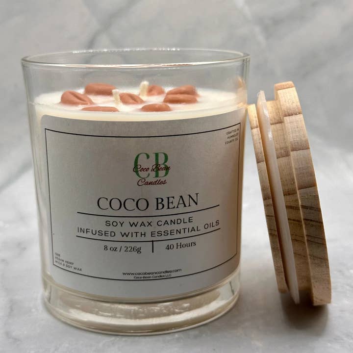 Bougie au soja Coco Bean Signature pour la vente par Coco Bean Candles