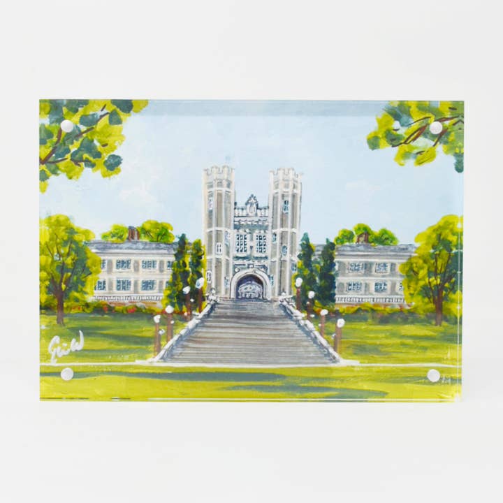 Washington University i St. Louis Landmärke Akrylblock - 5x7 för wholesale av HAVE MERCY LLC
