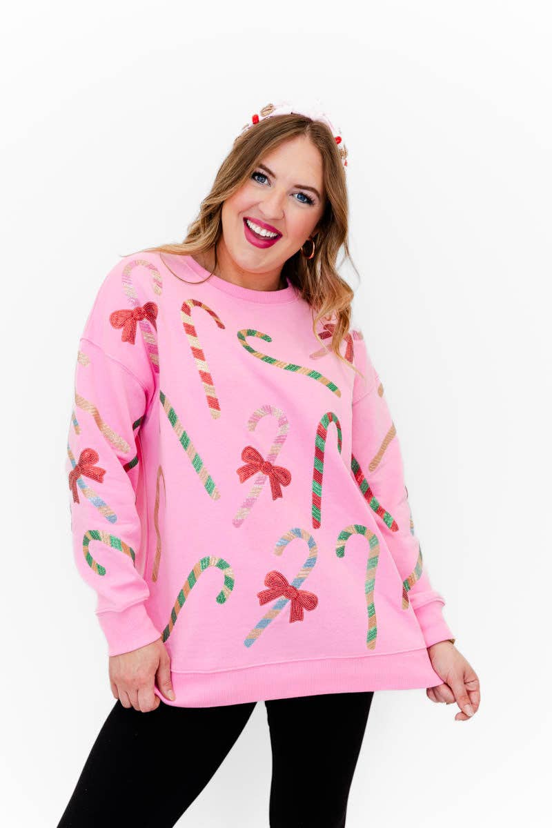 Whiskey Darling - Wholesale Sweatshirt - Women's - Merry Mint Sparkle Sweatshirt0