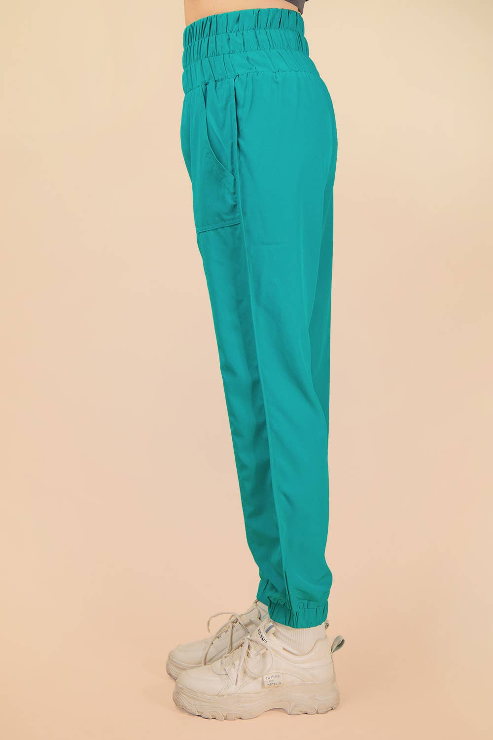 VERY J - Wholesale Athletic Sweatpants/Joggers - Women's - NP70063-Elasticized waist jogger pants23