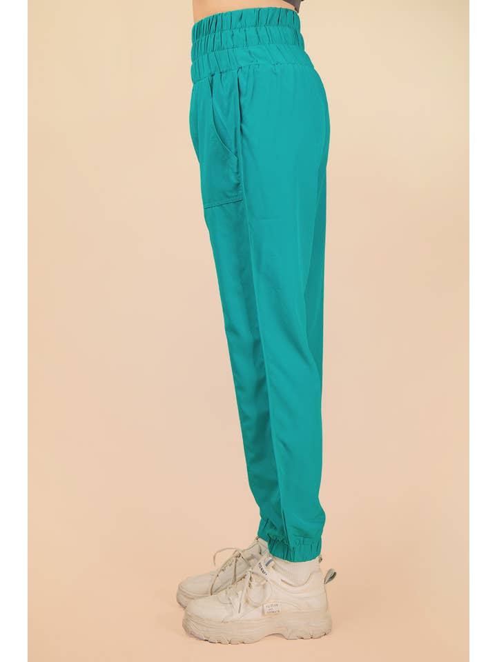 VERY J - Wholesale Athletic Sweatpants/Joggers - Women's - NP70063-Elasticized waist jogger pants23