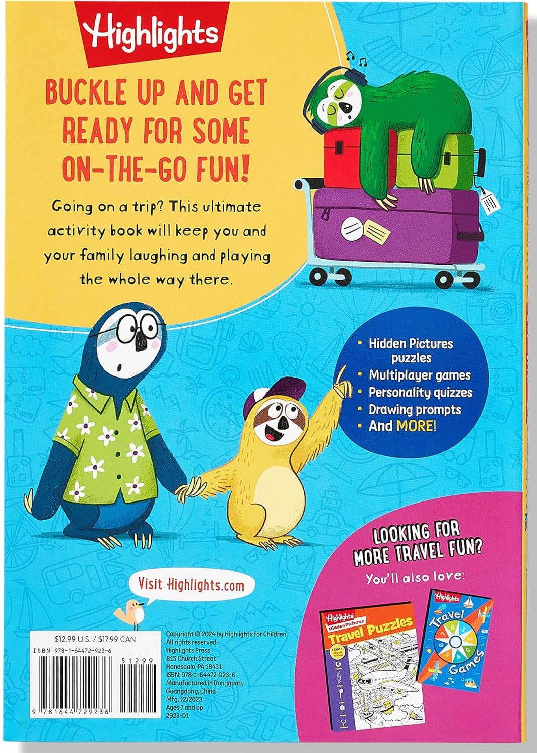 Highlights for Children - Wholesale Coloring & Activity Book - Kids & Baby - Ultimate On-The-Go Activity Book1