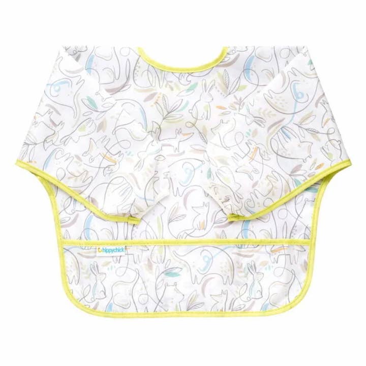 Hippychick - Wholesale Bib - Baby - Hippychick Sleeved Bib - Animal Friends