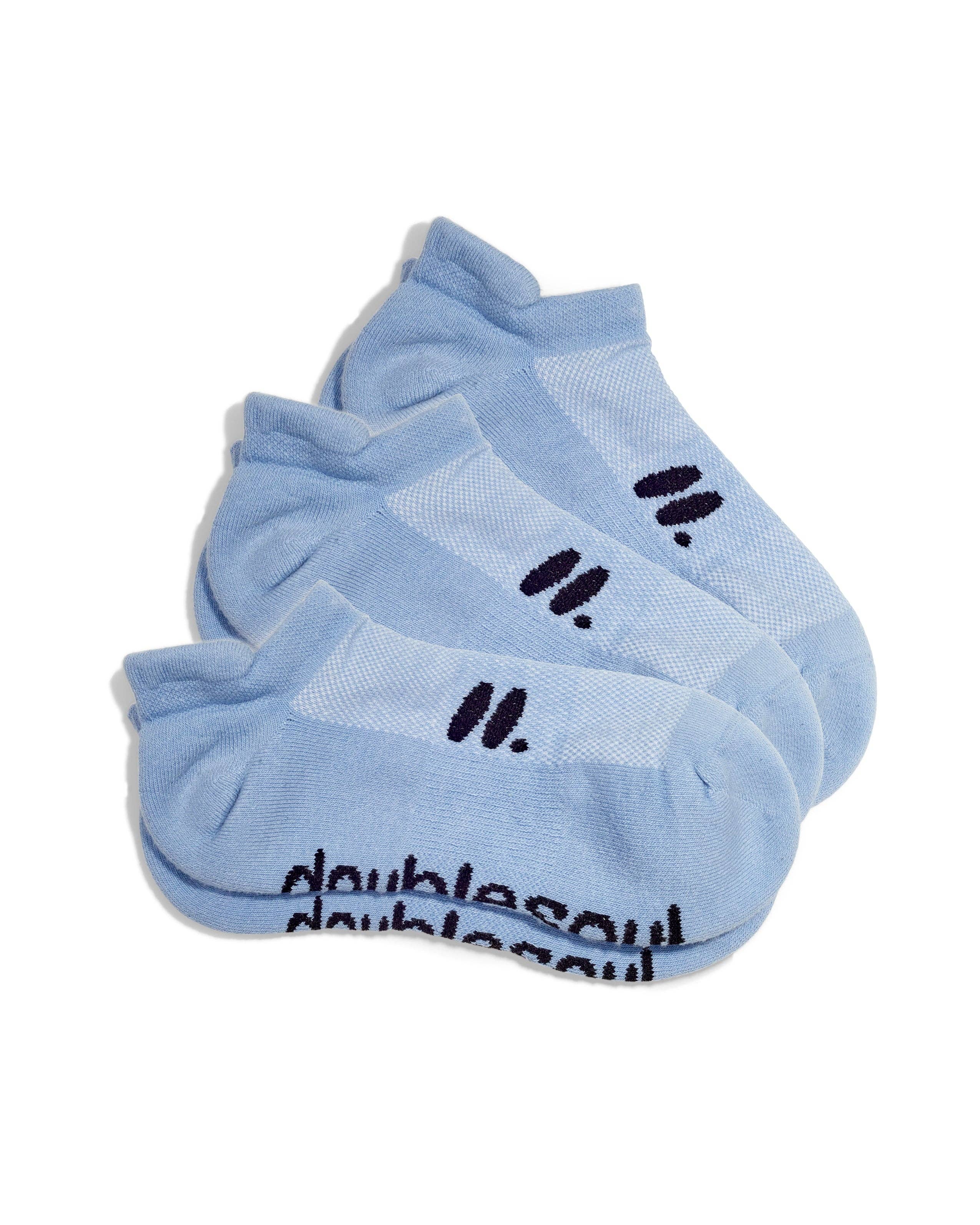 doublesoul – wholesale Socks – Unisex – Low 3 Pack Solid10