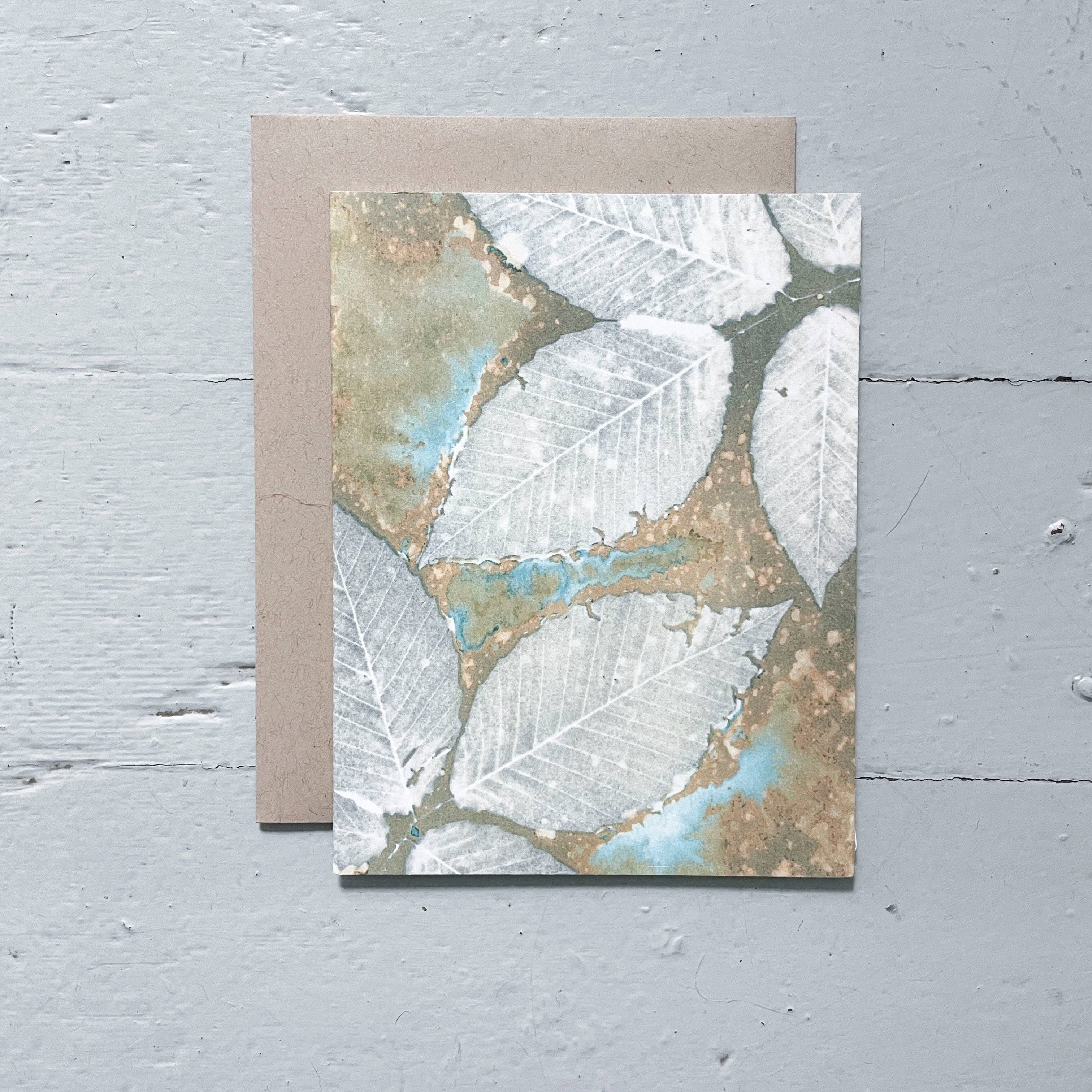 Atwater Designs - Vente Carte de vœux classique - Coffret de cartes de vœux Slow Mornings | Botanical Cyanotype10