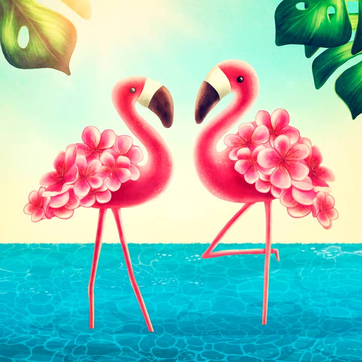Pink Flamingos for wholesale by Zen Puzzles