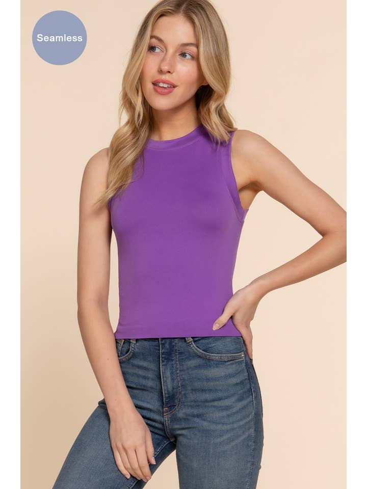 Active Basic | Active USA – wholesale Tank top – Women′s – Crew Neck Seamless Tank Top