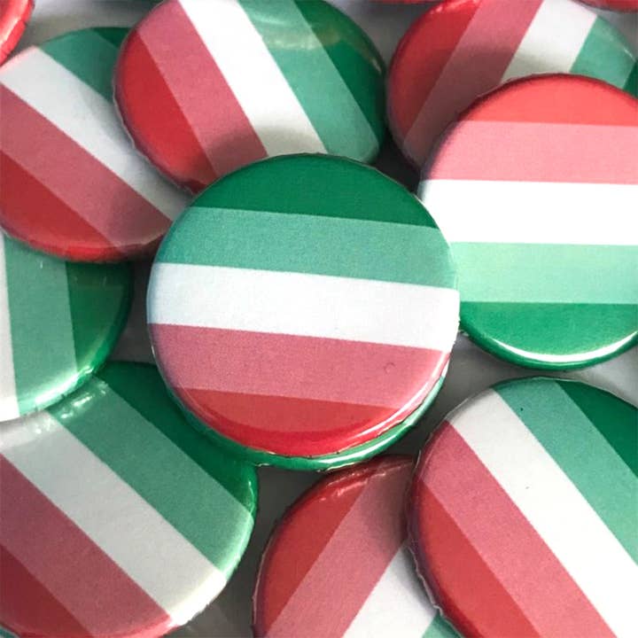 Badge drapeau de la fierté abrosexuelle pour la vente par Rainbow & Co