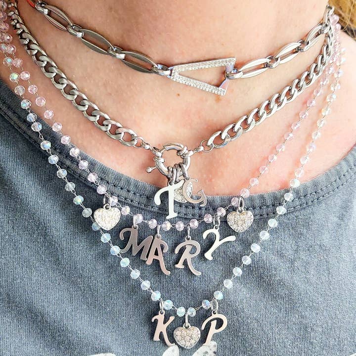 Daemon srls - Wholesale Pendant/Charm Necklace - MY INITIALS ~ Collana Personalizzata Con le tue iniziali in Acciaio Inossidabile6