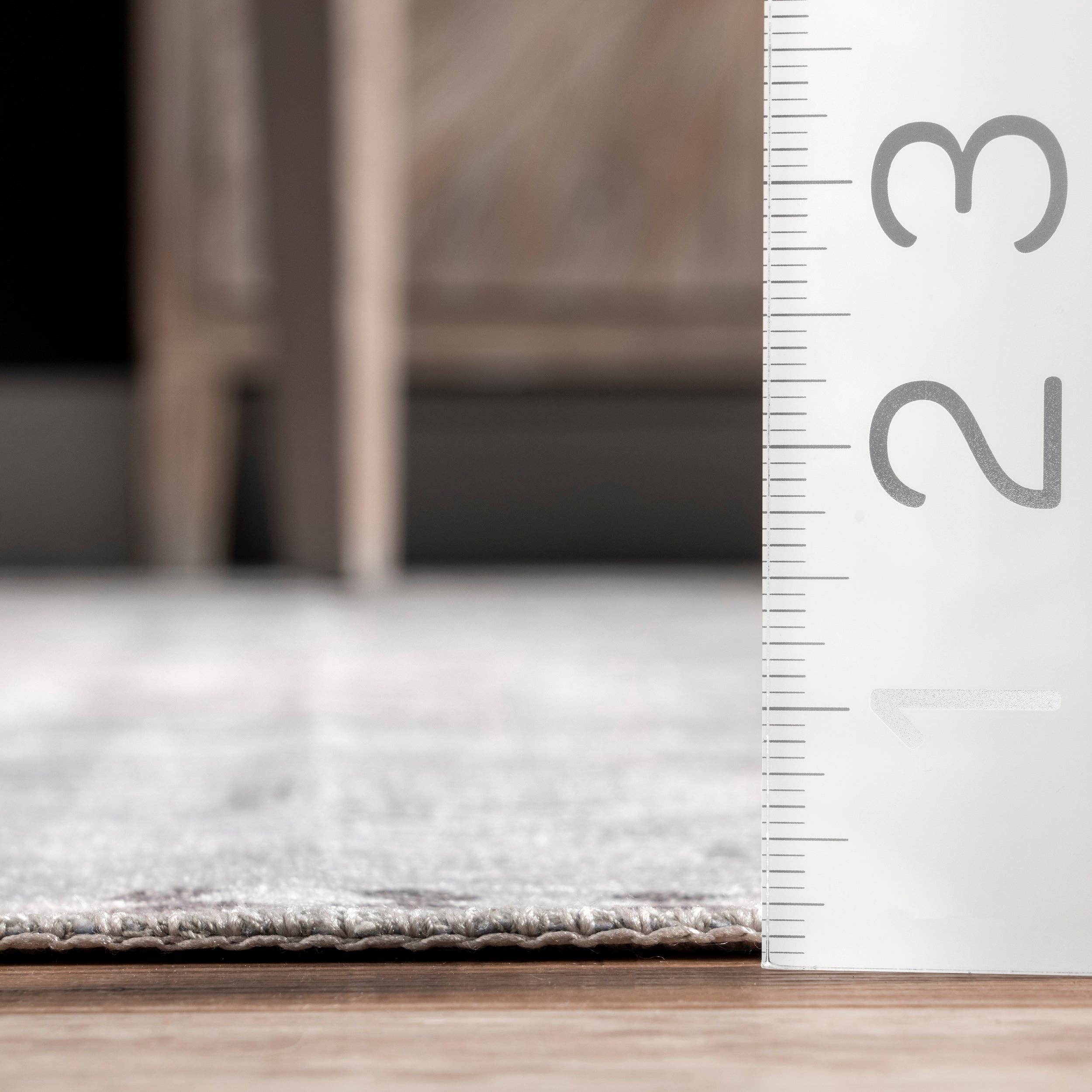 Beige Krystin Distressed Machine Washable Area Rug for wholesale on Faire13