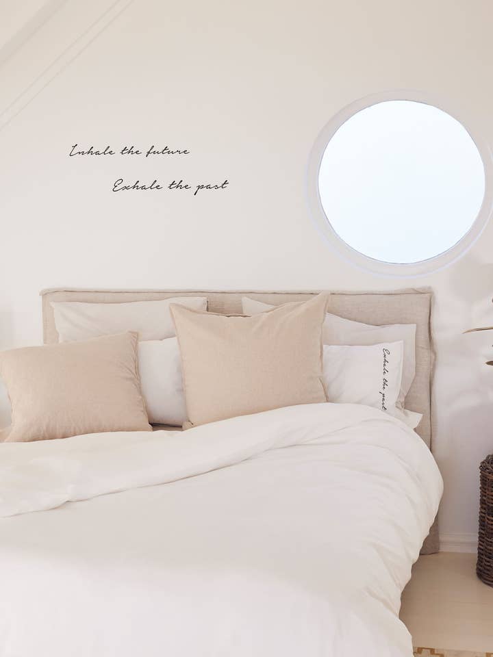 "Inhale Exhale" Luxury Bamboo Bedding for wholesale by Om & Ah London