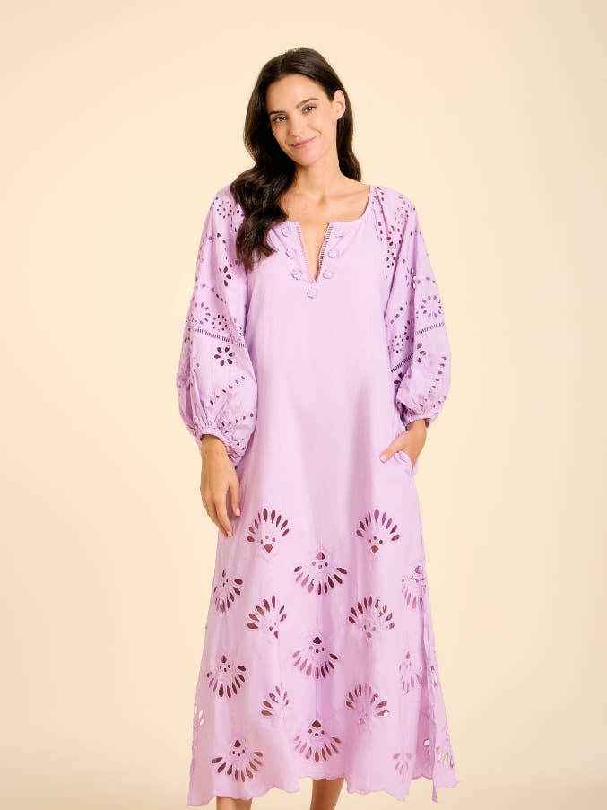 Donna Maxi Dress - Lavendar for wholesale by Sitano