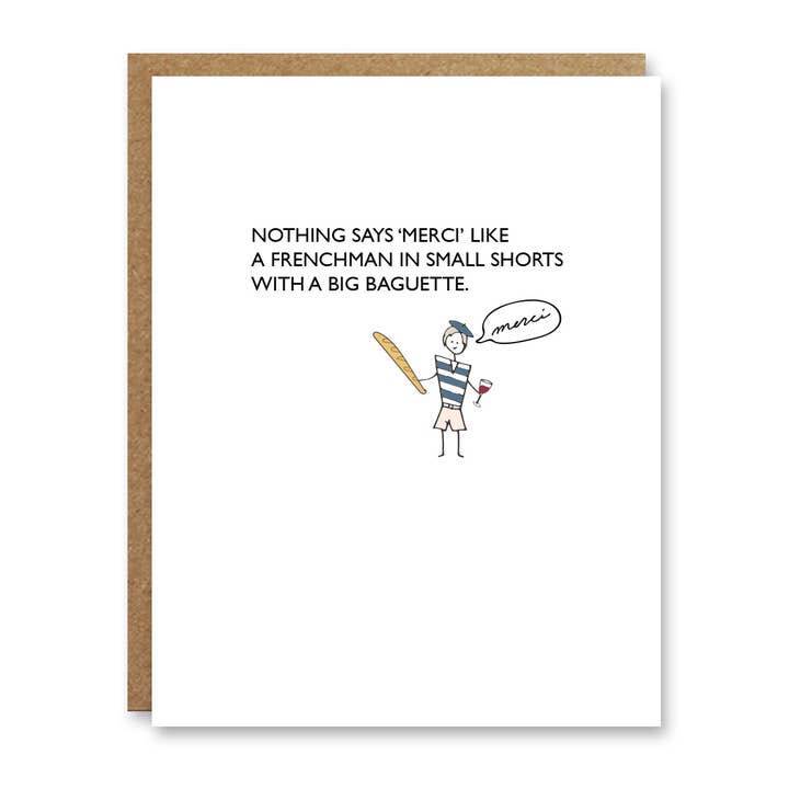 Big Baguette Card for wholesale by Boo To You