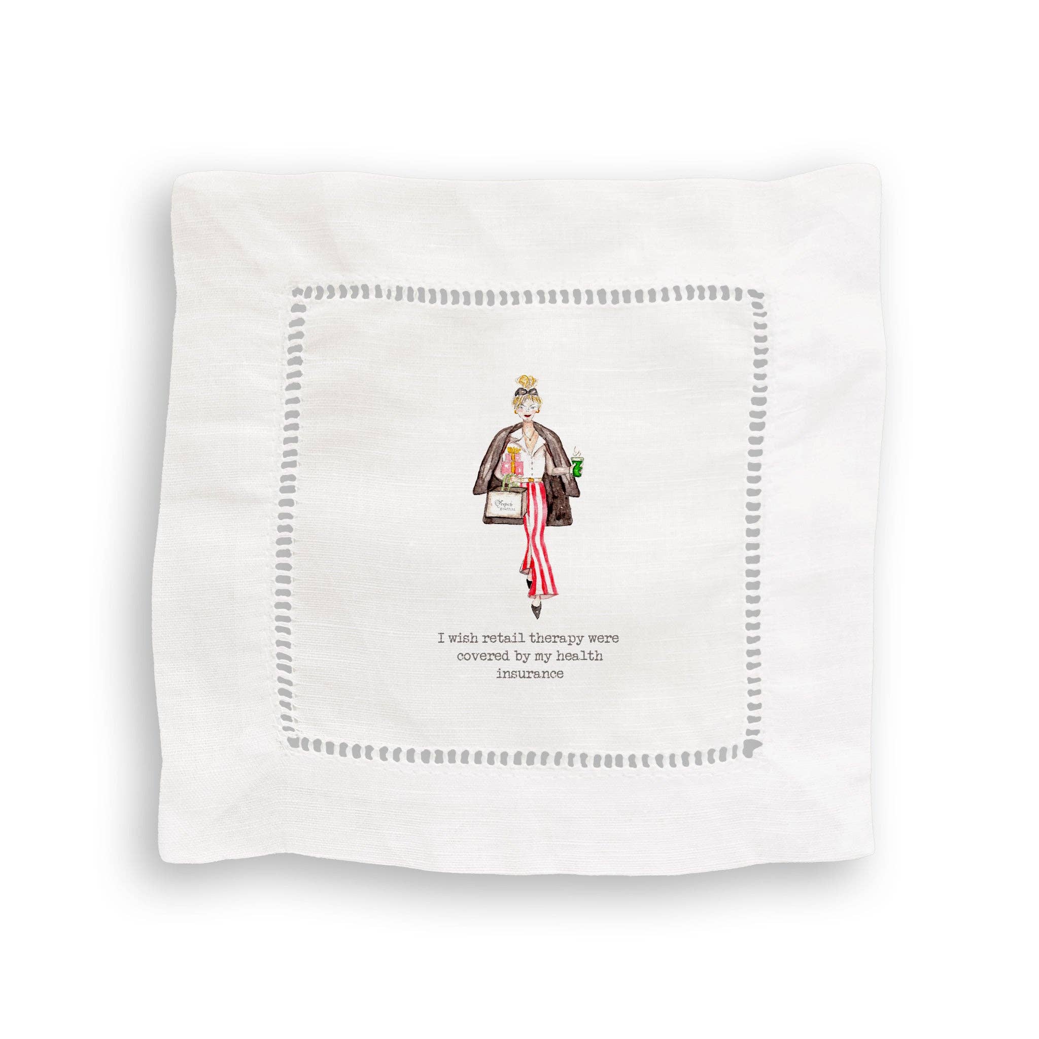 French Graffiti - Wholesale Tea Towel - Retail Therapy Shopper Girl4