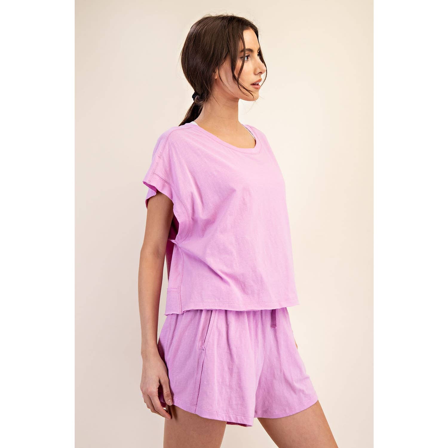 Rae Mode - Wholesale Shirt - Women's - COTTON SLUB OPEN BACK TOP5