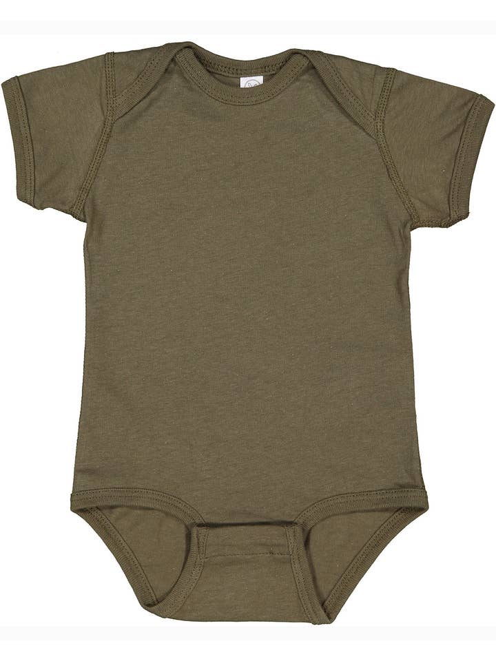 Total Apparel - Wholesale Bodysuit (Non-Footed) - Baby - Rabbit Skins Infant Fine Jersey Bodysuit | Blank Onesie 442443