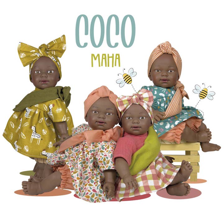 POUPÉES COCO MAHA 6PCS pour la vente par Nines Artesanals d'Onil Dolls