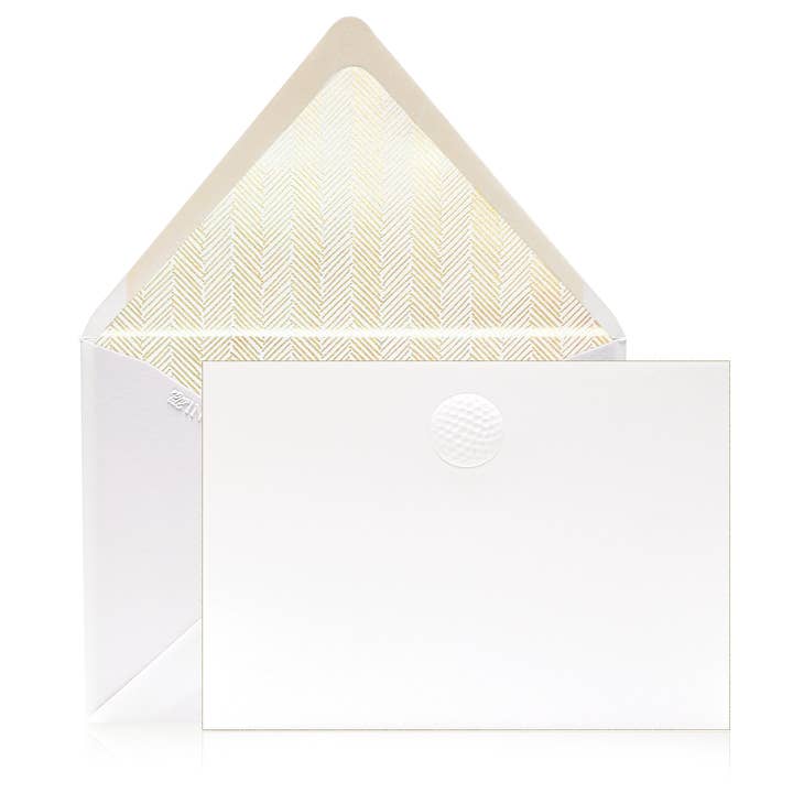 19e hole briefpapier voor wholesale door Bell'Invito Home + Stationery