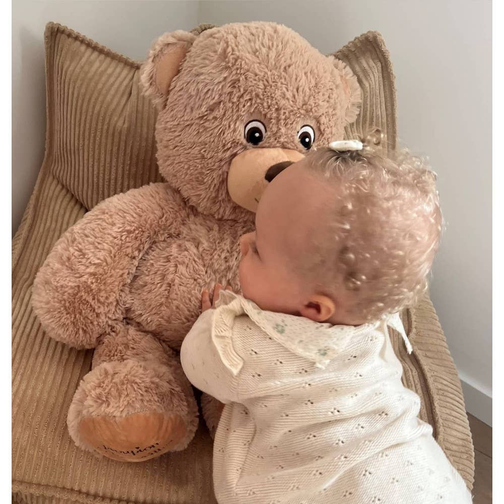Pioupiou et Merveilles - Wholesale Stuffed/Plush Toy - Kids & Baby - Giant Plush Bear Augustin Beige 70cm - Made in France2