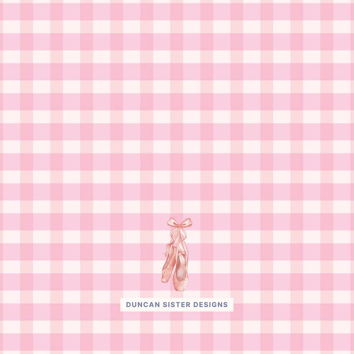 Duncan Sister Designs - Venta al por mayor Conjunto de papelería y tarjetas - Tarjetas de Notas de Zapatillas de Ballet Rosadas – Juego de 8, Fabricado en EE. UU.2