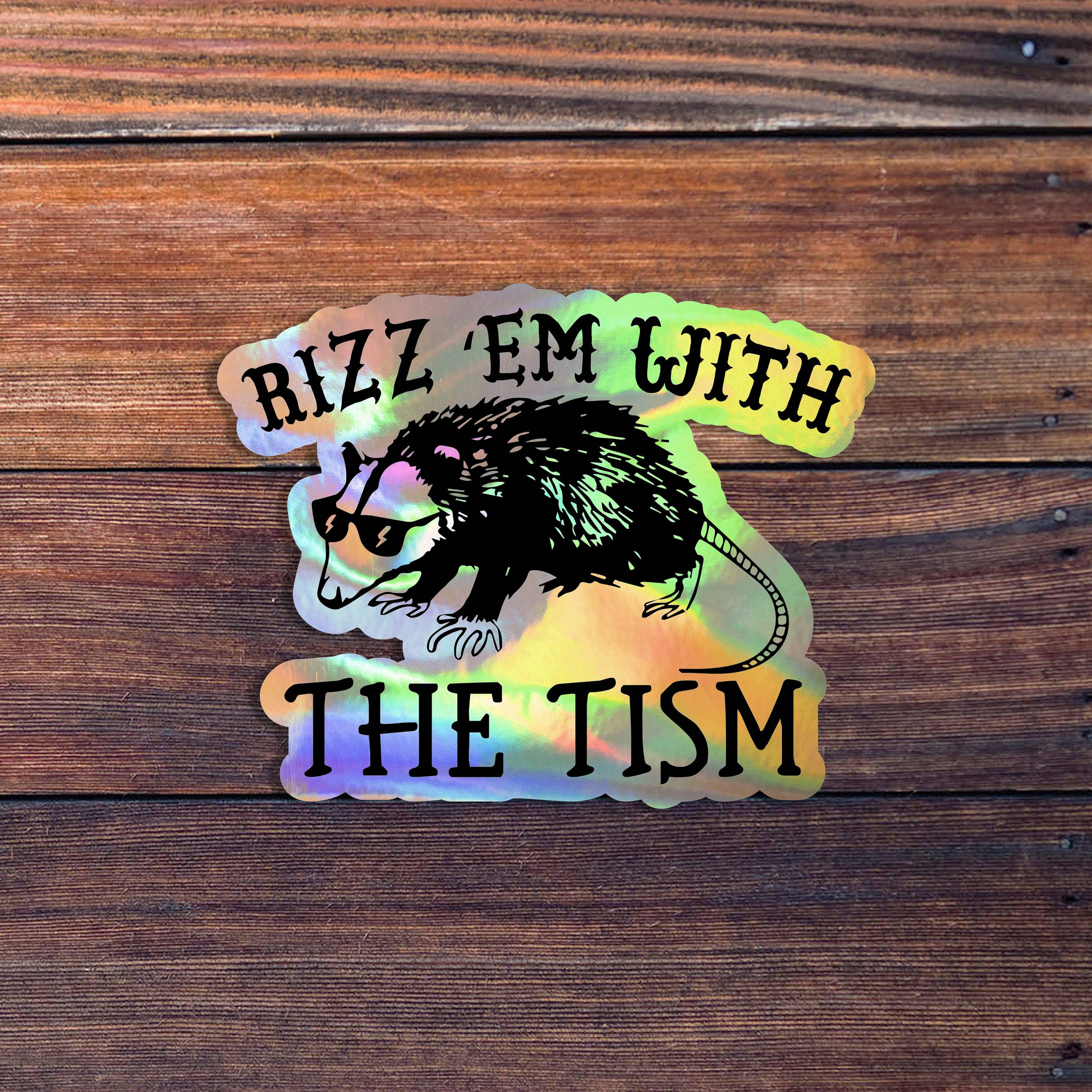 Sticker Horse - Wholesale Sticker - Rizz Em With The Tism Sticker1