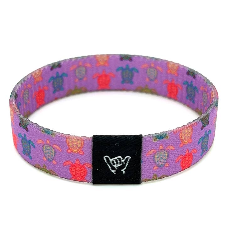 Hang Loose Bands - Wholesale Woven/Braided Bracelet - Tiki Turtles Wristband Bracelet