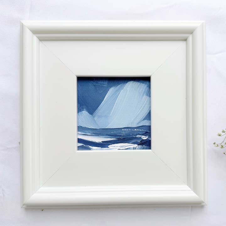 Mystic Atlantic, Framed Art Print on Canvas for wholesale by Green Barn Studio
