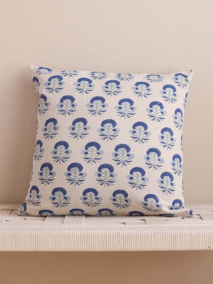 Mughal Bagh Cushion Cover for wholesale by La-Ra's - The Artisan Store