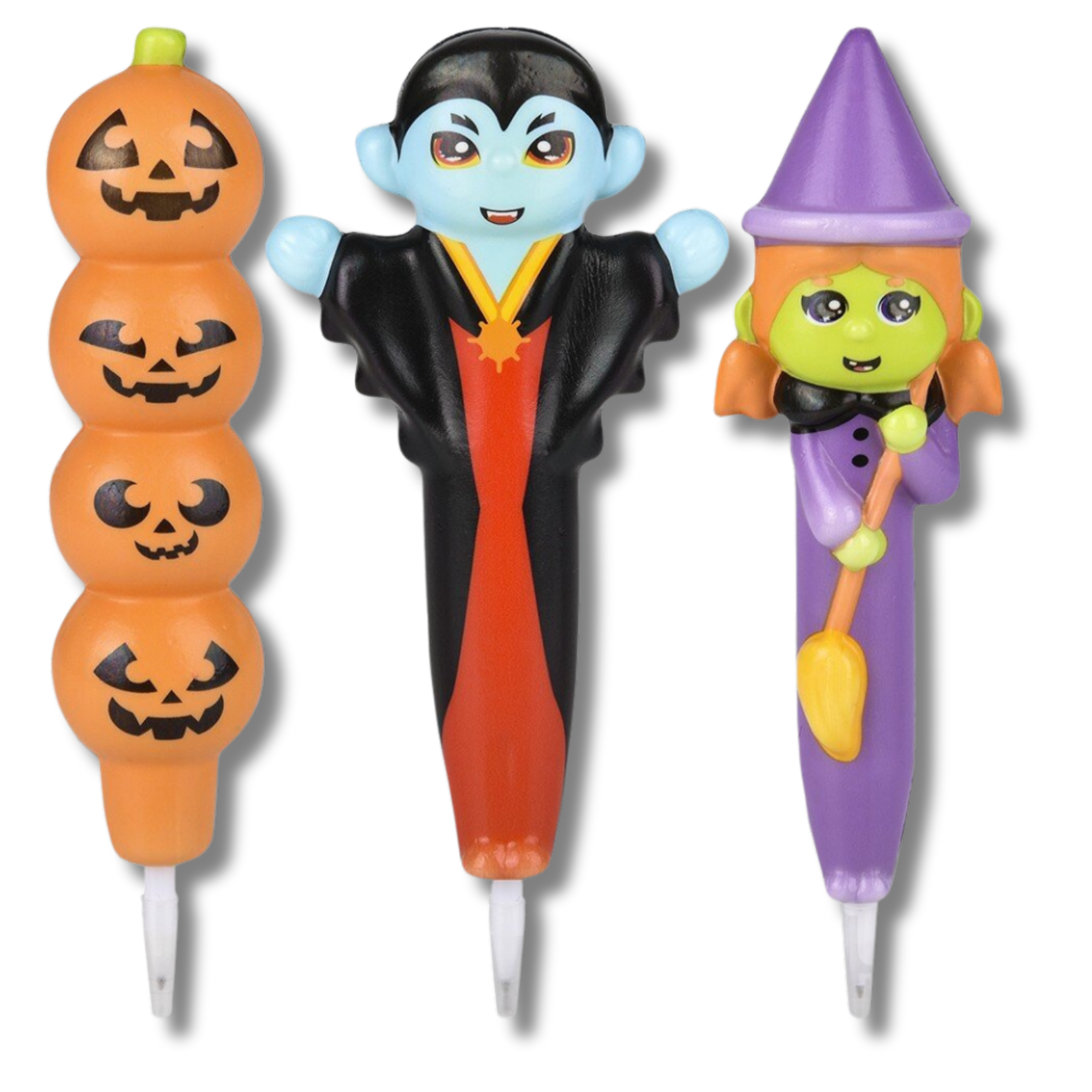 Happy PoP - Wholesale Pen - Halloween Squishy Fidgety Pen For Kids - Assorted4