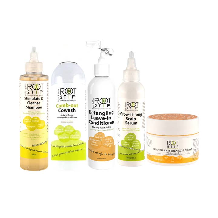 Wash & Grow Kit™️ For Afro Hair + Curls for wholesale by ROOT2TiP