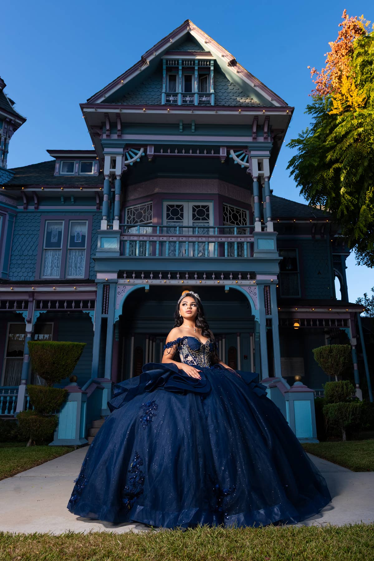 Chicas - Wholesale Formele jurk - Dames - Schouderloze quinceañera-jurk met korset CHF31324