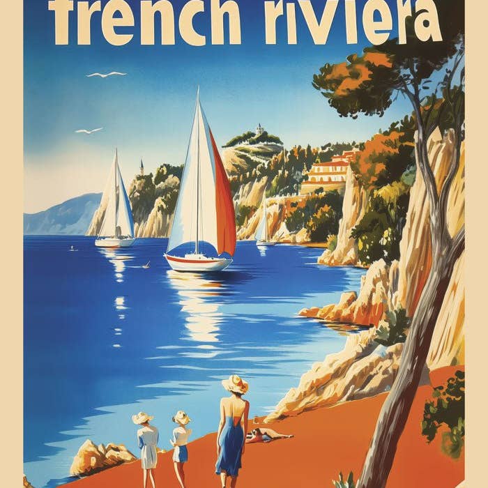 MokaMouse - Wholesale Poster - Vintage French Riviera poster2