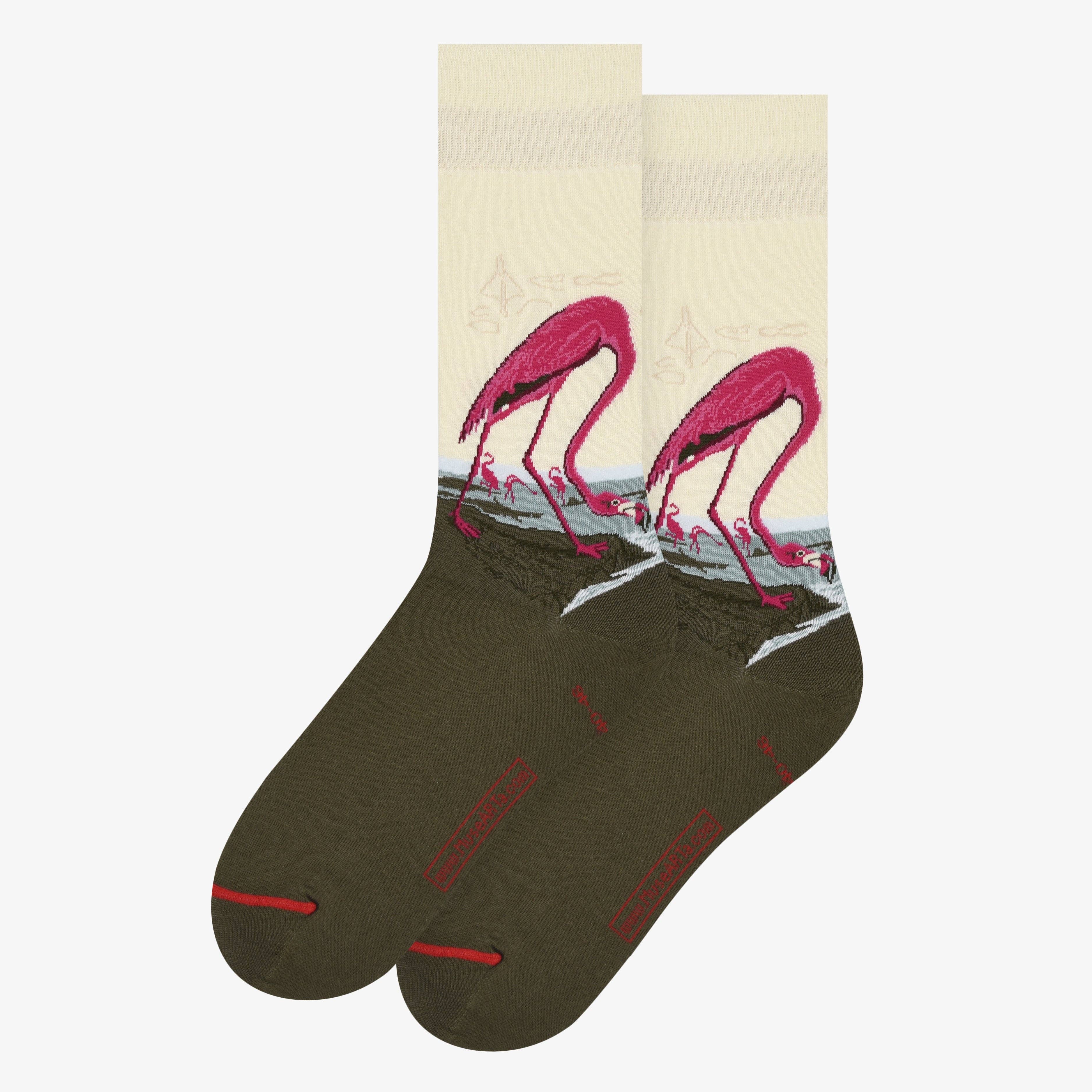 MuseARTa GmbH – wholesale Socks – Unisex – John James Audubon - American Flamingo0