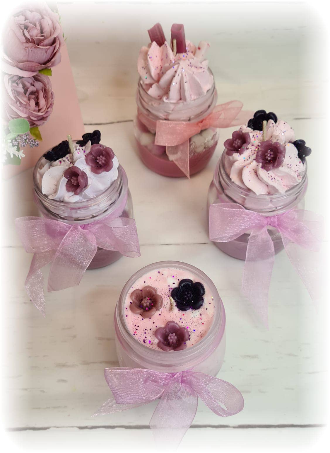 LES TRÉSORS DE LÉNAH - Wholesale Pot/gevulde kaars - Chantilly kaars met bekereffect0