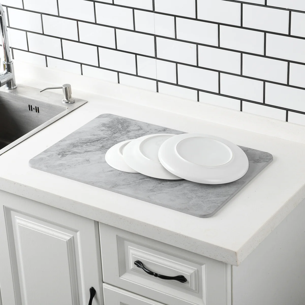 J&V TEXTILES – wholesale Bath mat – 4 Colors! - 24'' x 15'' Diatomaceous Quick-Drying Stone Bath Mat18