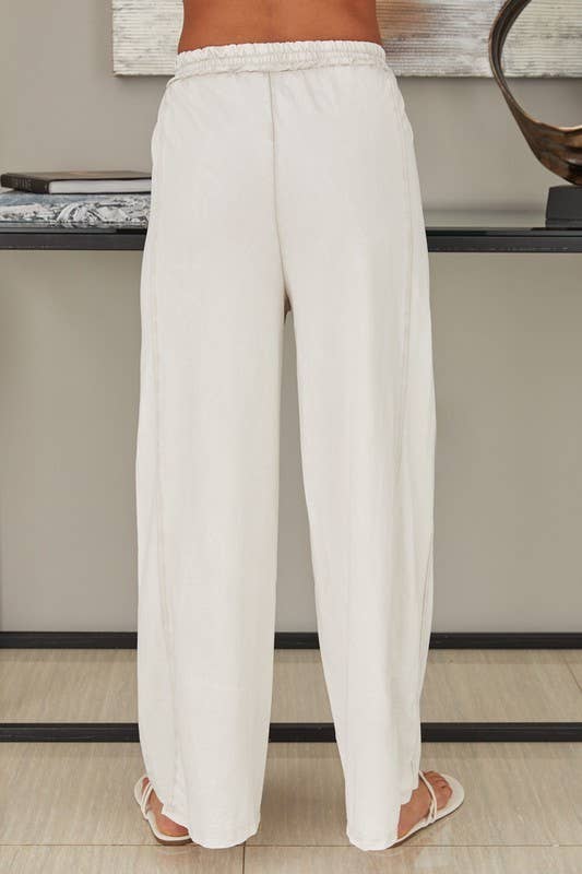 VENTI6 - Venta al por mayor Pantalones - Mujer - PANTALONES DE CHÁNDAL DE PIERNA ANCHA LAVADO MINERAL (82016)6