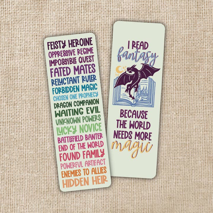 Best Fantasy Tropes Bookmark for wholesale by Kingdom of Threads
