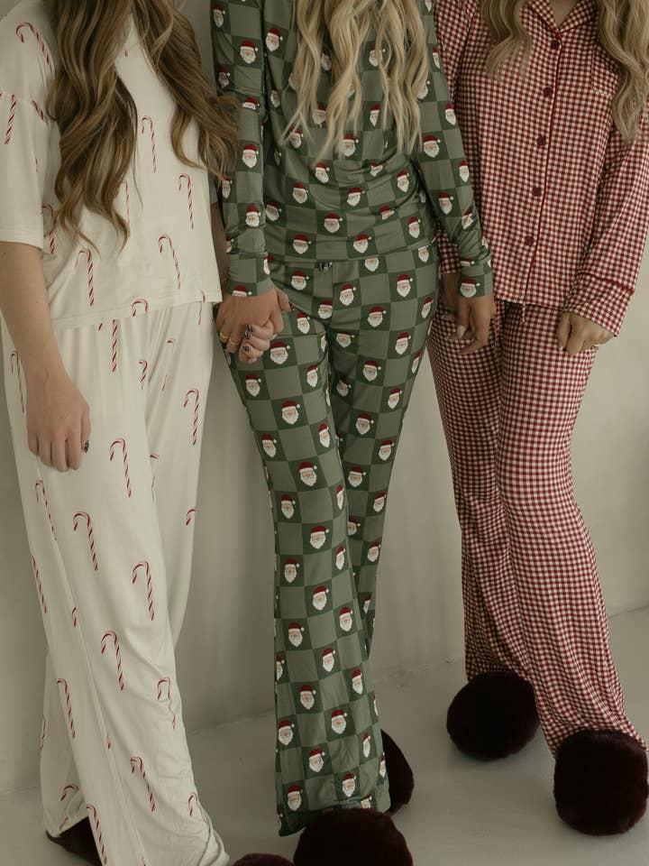 Forever French Baby - Wholesale Lounge Set - Women's - Women's Boxy Tee Lounge Set | Candy Cane7