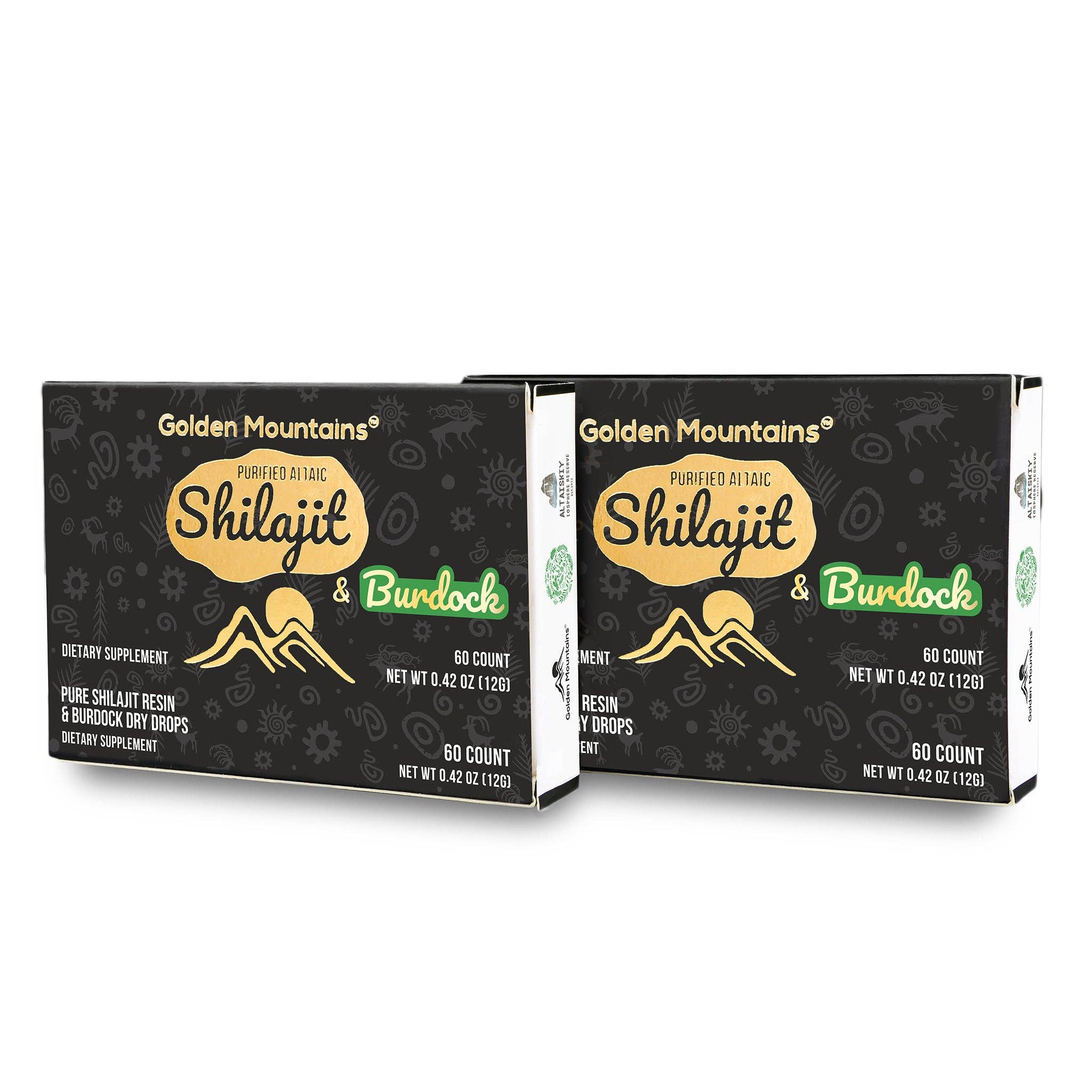 SiberianGreen – Großhandel Nahrungsergänzungsmittel/Vitamin zum Einnehmen – Sibirische Grüne Shilajit-Trockenperlen mit Klettenwurzelextrakt | Altai Goldene Berge | 60 x 200 mg5