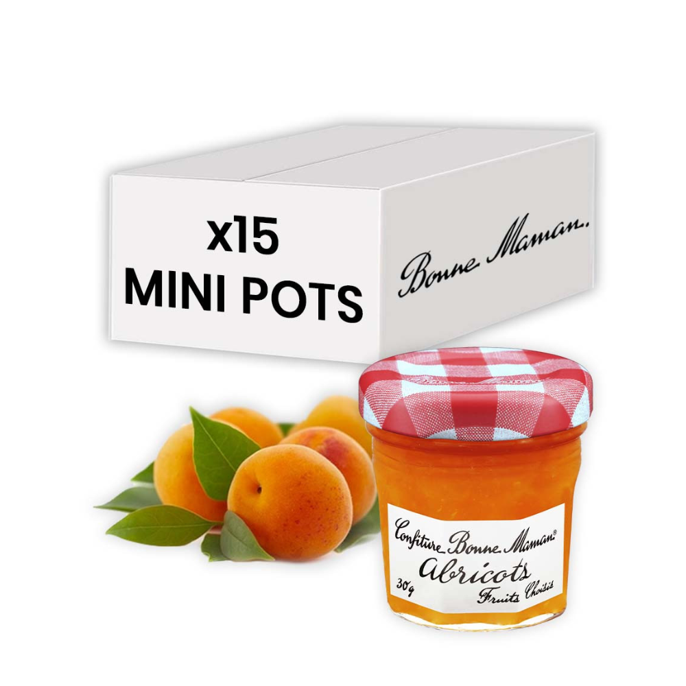 123bonbon – Geleia por atacado – Doce de Alperce Francês BONNE MAMAN 30 g2