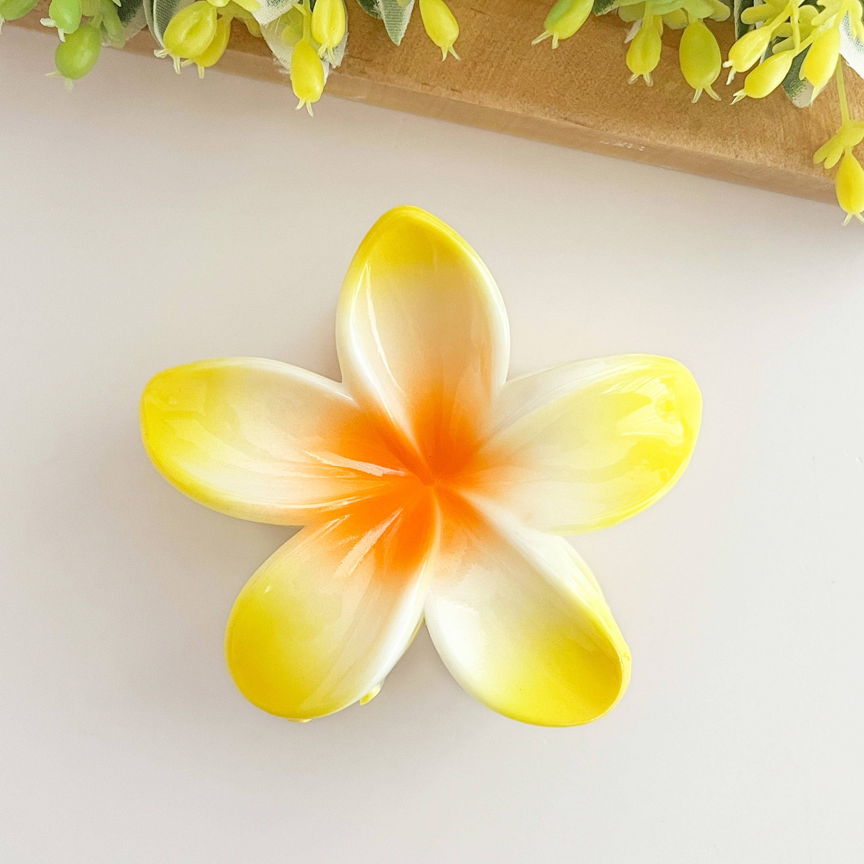 SoapElenGlen - Wholesale Hair Clip - Women's - Colorful plumeria hair Clip15
