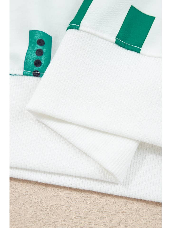 Bianco Completo da salotto taglie forti natalizio Ho Ho Ho con top e pantaloncini in vendita all'ingrosso su Faire7