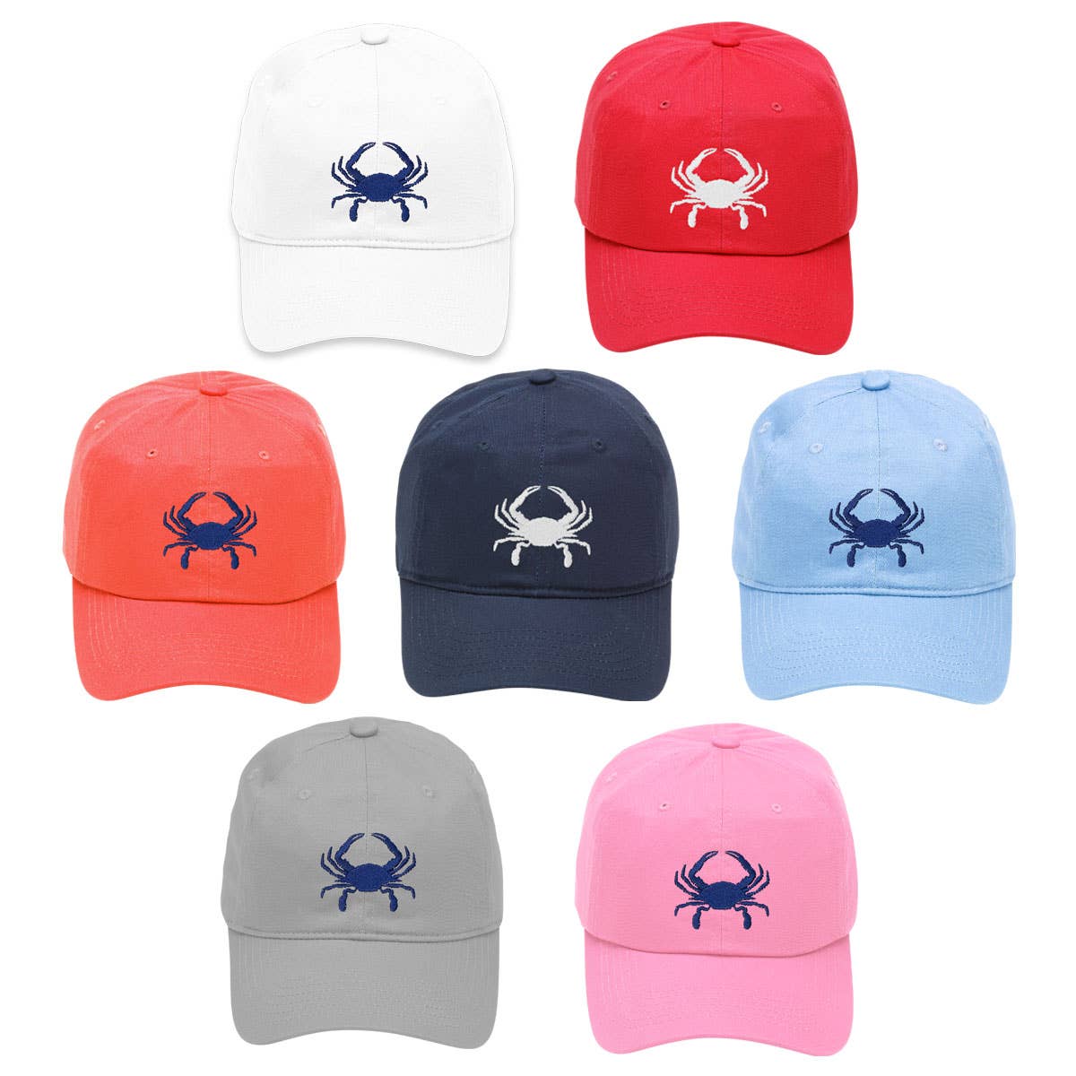 Viv&Lou - Wholesale Baseball Cap - Unisex - Crab Embroidered Cap3