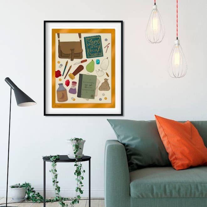 The Scholar Art Print for wholesale by Fandemonium Design