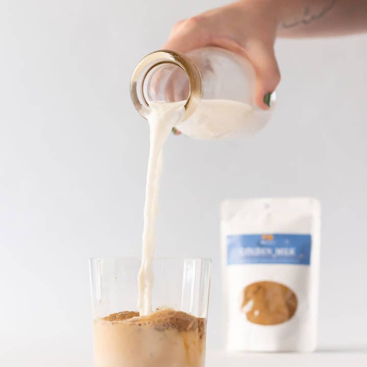 Golden Poppy Herbal Apothecary - Wholesale Powdered Health Drink - Golden Milk Powder, 100 g Tube15