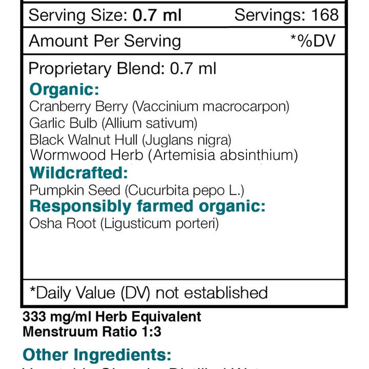 Secrets Of The Tribe - Wholesale Oral Supplement/Vitamin - Tribal Parasite Purge. Intestinal Purge Formula3