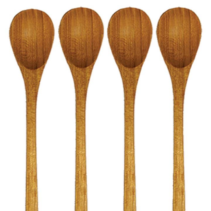 Teak Long Spoons, Set of 4 for wholesale by Be Home US
