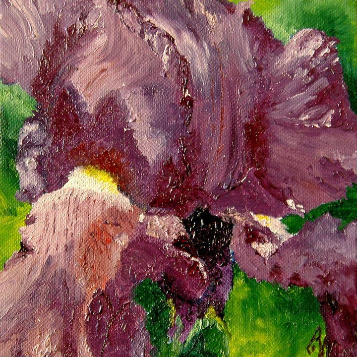 Purple Iris for wholesale by Ann Woodall Studios